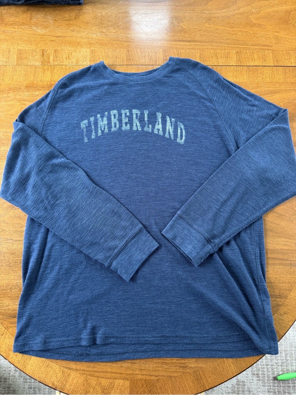Timberland Men’s Navy Blue Long Sleeve with Logo